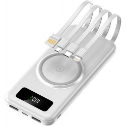 Power Bank Wireless 20000 mAH Type C Usb Lightning per Iphone e Android