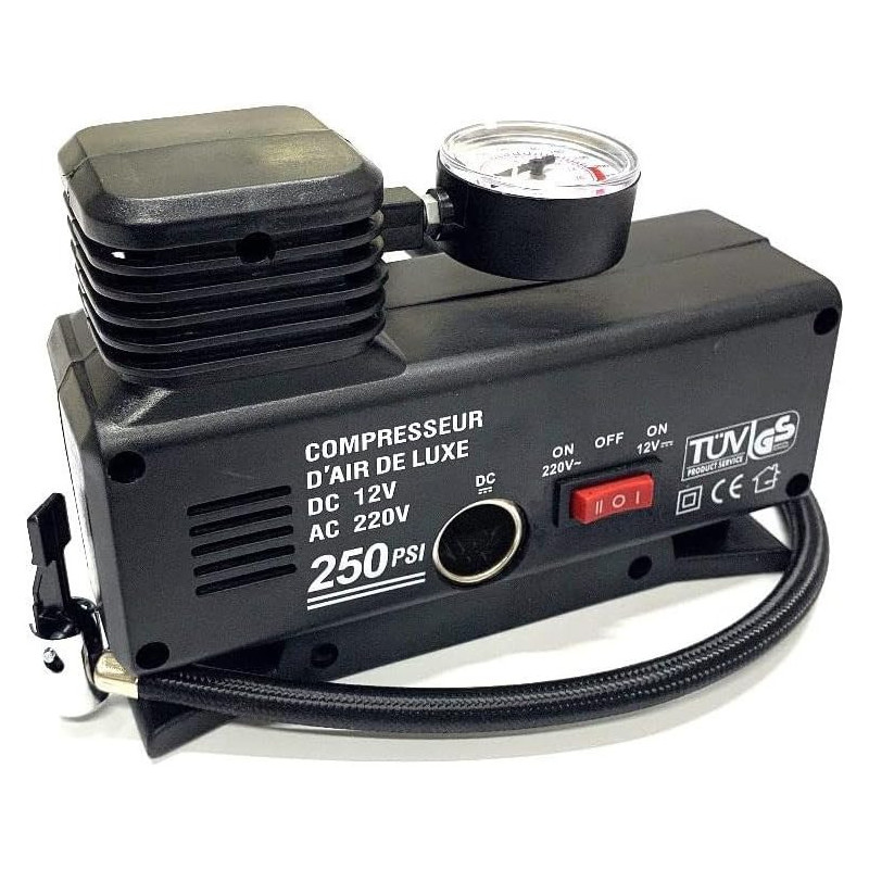 Compressore Portatile Ad Aria 12V-220V