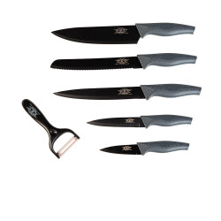 Set di coltelli moderno 6 pz Carbon