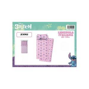 Lenzuola letto singolo stitch rosa