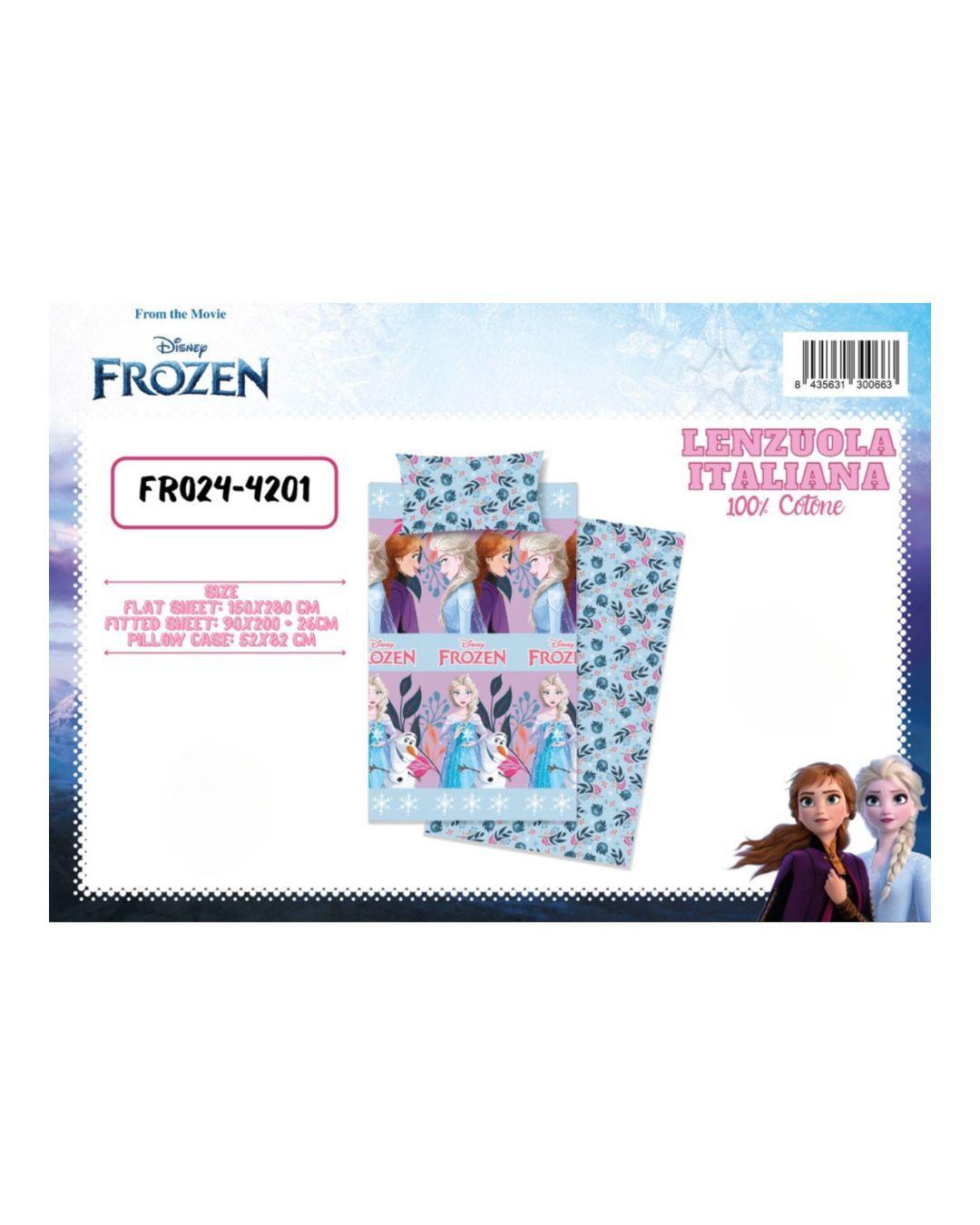 disney lenzuola letto singolo frozen - foto 1