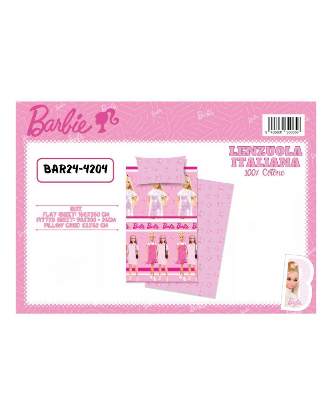 barbie lenzuola letto singolo barbie - foto 1