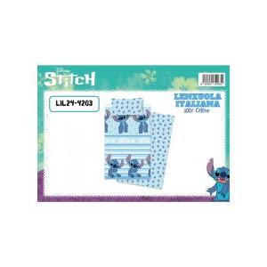 Lenzuola letto singolo stitch blu