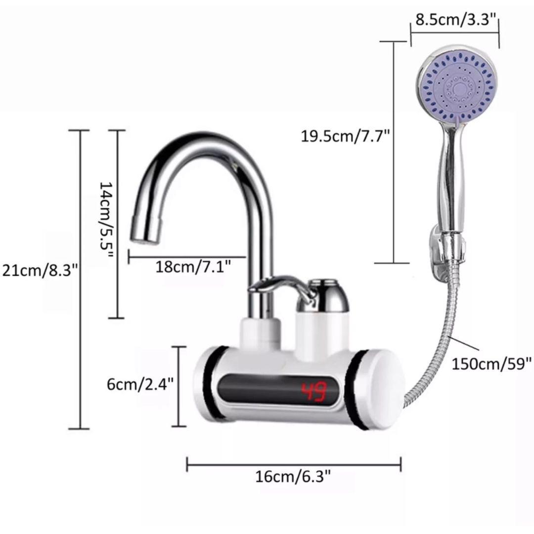  rubinetto riscaldatore di acqua elettrico - q-sl9a - foto 4