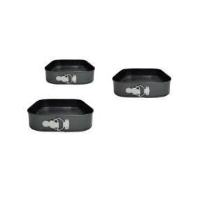 Set 3 tortiere quadrate - 3tortiere