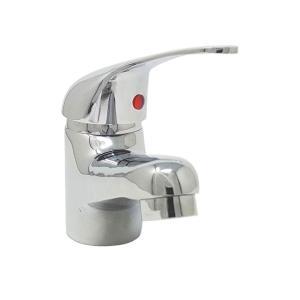 Rubinetto miscelatore lavabo bagno cromato