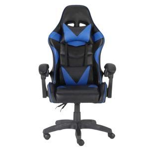 Sedia gaming blu/nero